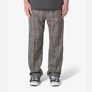 MNML PLEATED PLAID TROUSERS Size 36